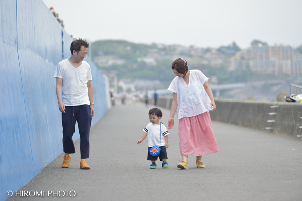 マタニティフォト/家族写真@湯河原海浜公園