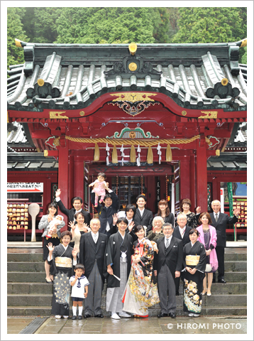 箱根神社にて集合スナップ