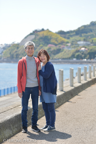 A couple photo at Yugawara Seaside