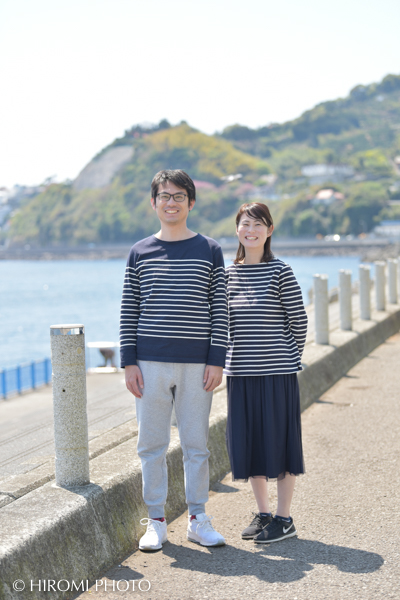 A couple photo at Yugawara Seaside